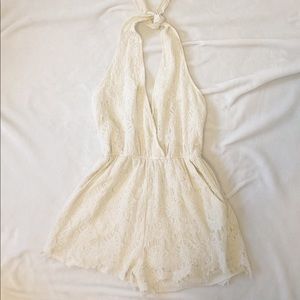 RAGA Ivory Lace Romper